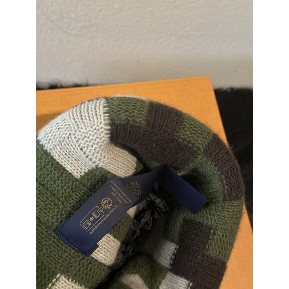Louis Vuitton Camouflage beaded marque beanie bonnet - Picture 4 of 11